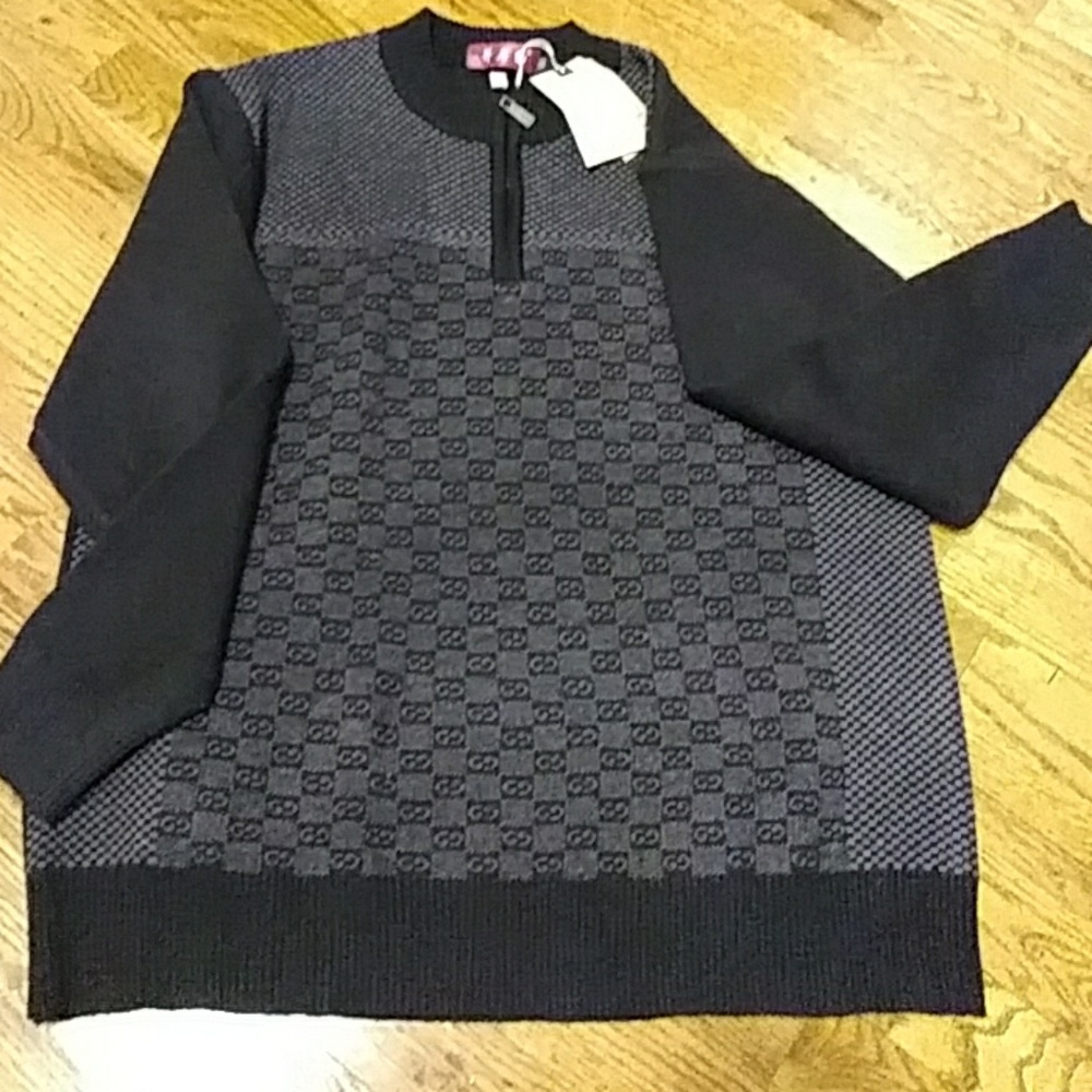 Mens half zip sweater